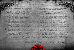 Wharncliffe War Memorial 